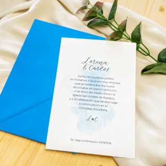 INVITACIÓN DE BODA paloma
