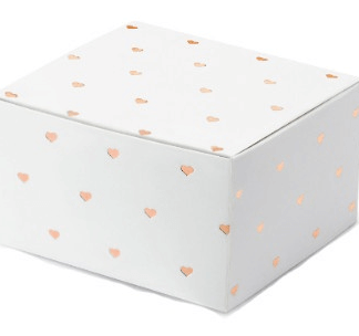 caja regalo oro rosa