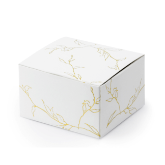 caja regalo ramas doradas