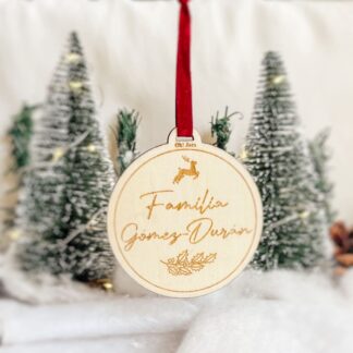 Bola de navidad personalizada Familia 2
