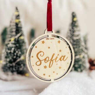 Bola de navidad personalizada Festivity