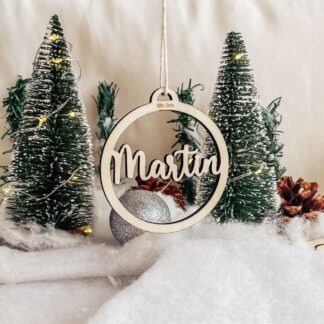 Bola de navidad personalizada Nombre 2