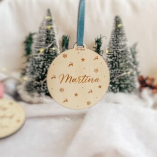 Bola de navidad personalizada snow