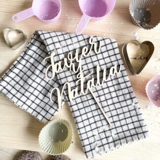 Topper tarta Lettering lover